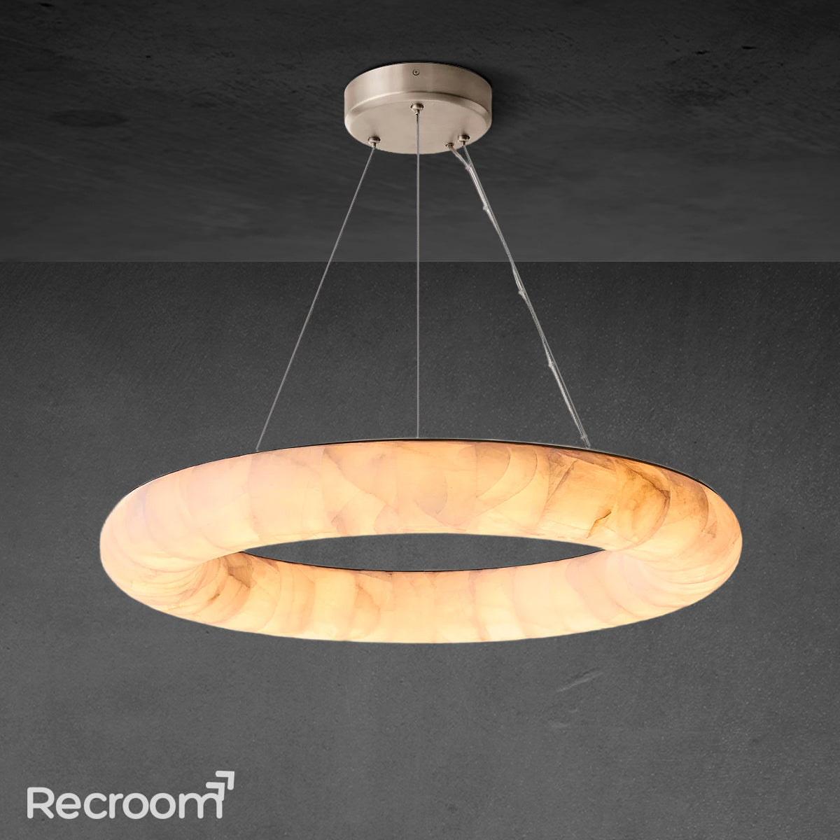 Rivager Lisse Round Chandelier 31“ - Zonesus