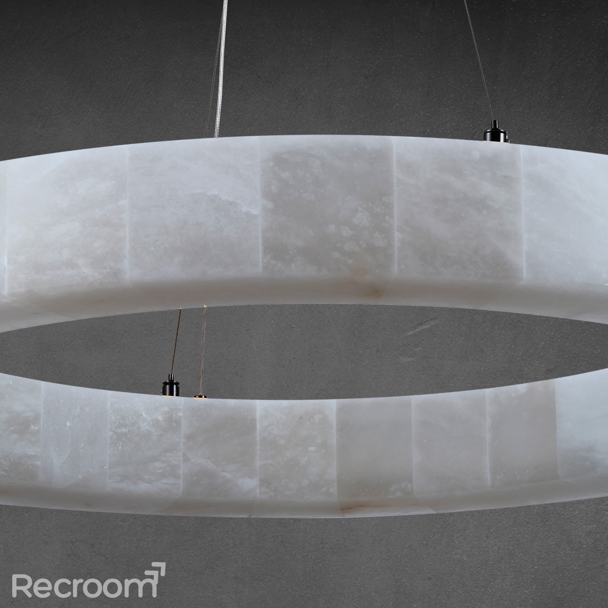 Rivager Lueur Round Chandelier 31" - Zonesus