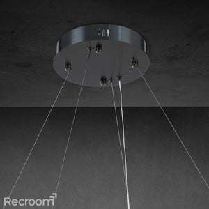 Rivager Lueur Round Chandelier 31" - Zonesus