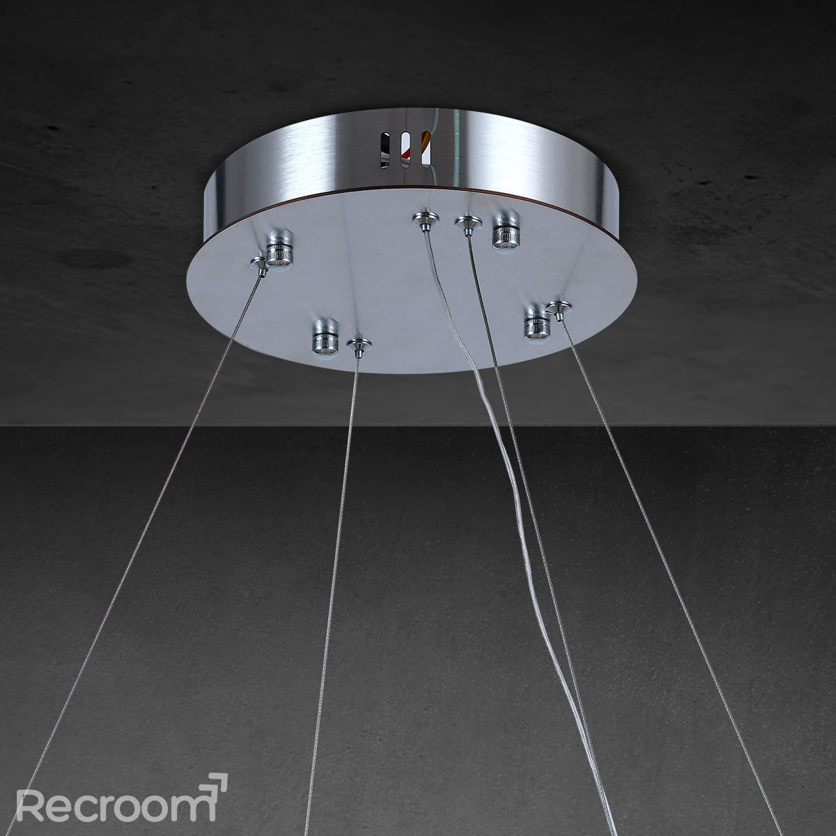 Rivager Lueur Round Chandelier 31" - Zonesus