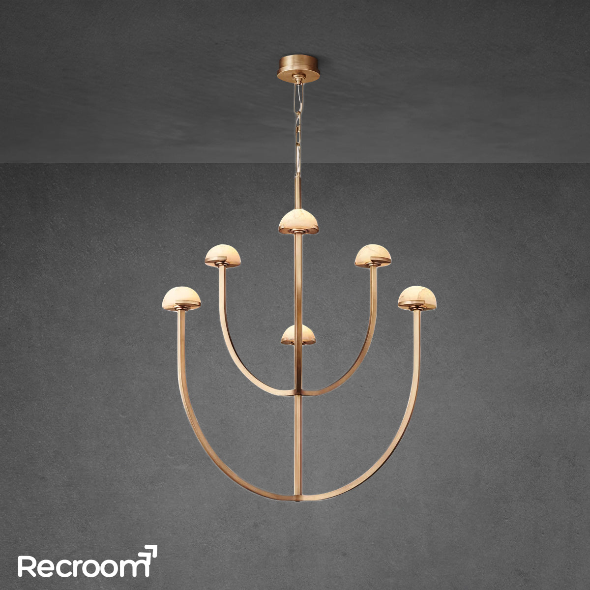 Pedra Round Chandelier 32" - Zonesus
