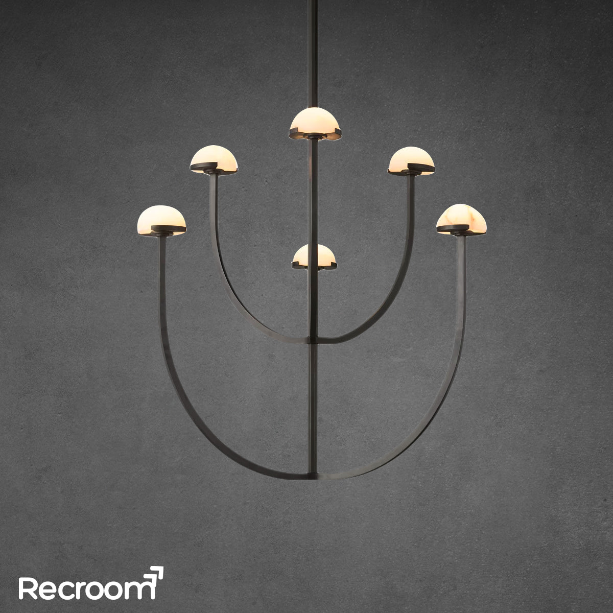 Pedra Round Chandelier 32" - Zonesus