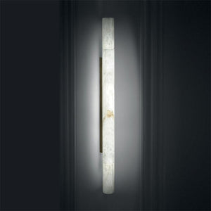 Charlene Marble Long wall sconce 46"H - Zonesus
