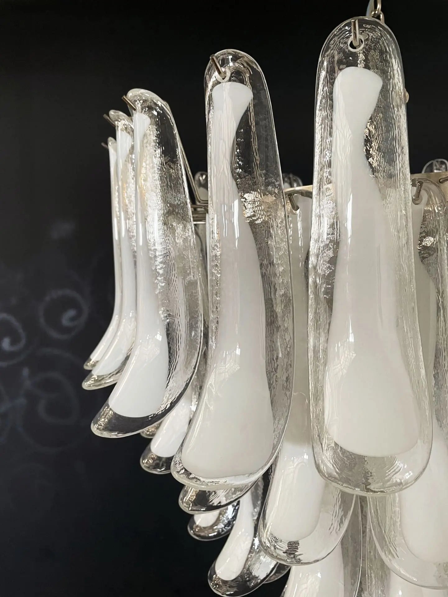 Murano Chandelier – 75 petals – Transparent - Zonesus