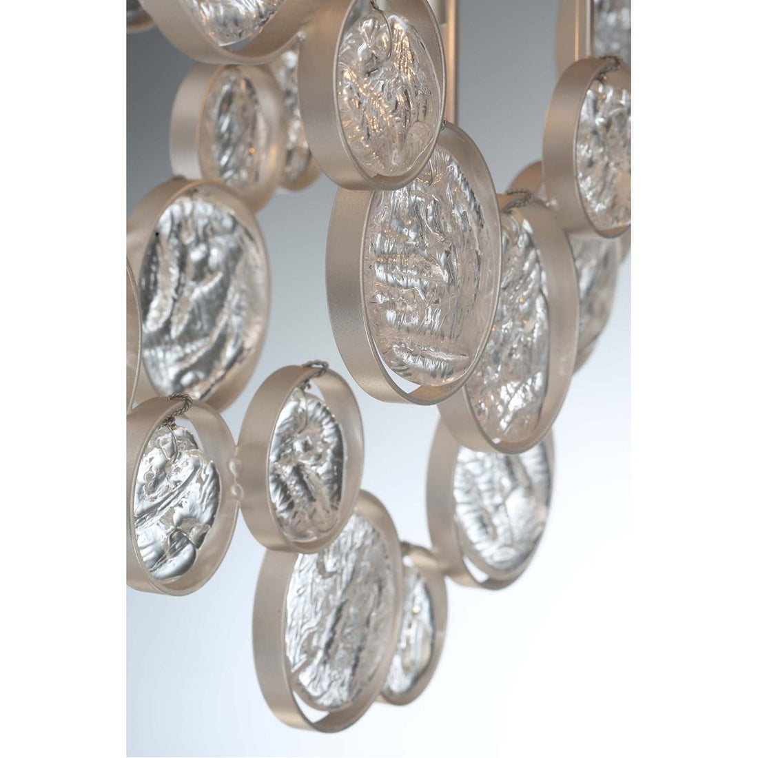 Mirella Trento Clustered Glass Linear Chandelier - Zonesus