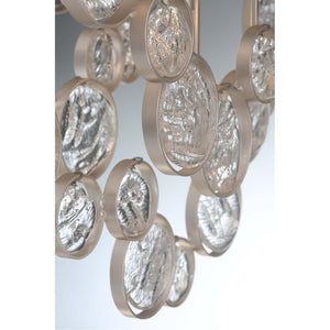 Mirella Trento Clustered Glass Linear Chandelier - Zonesus