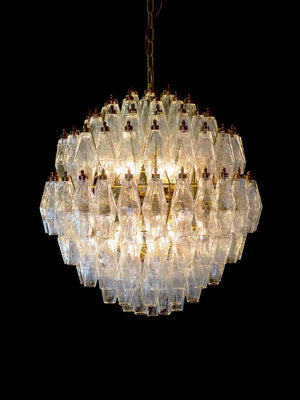 Murano Chandelier – 140 glasses – Transparent - Zonesus