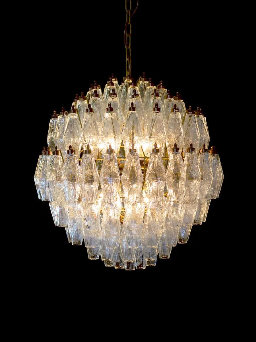 Murano Chandelier – 140 glasses – Transparent - Zonesus