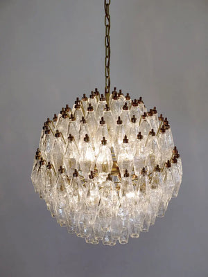 Murano Chandelier – 140 glasses – Transparent - Zonesus