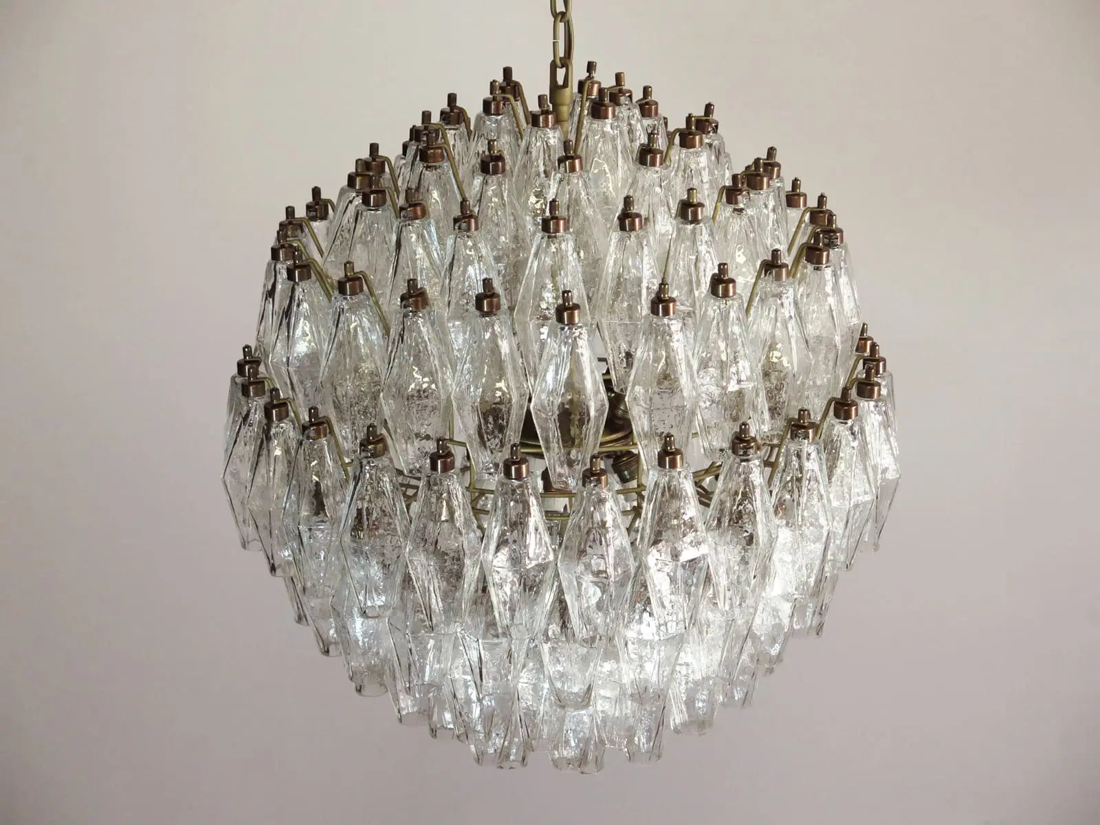 Murano Chandelier – 140 glasses – Transparent - Zonesus