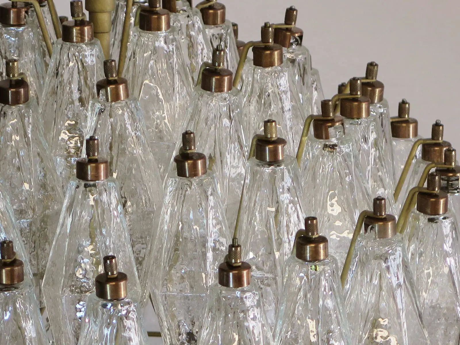Murano Chandelier – 140 glasses – Transparent - Zonesus