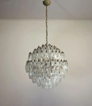 Murano Chandelier – 140 glasses – Transparent - Zonesus