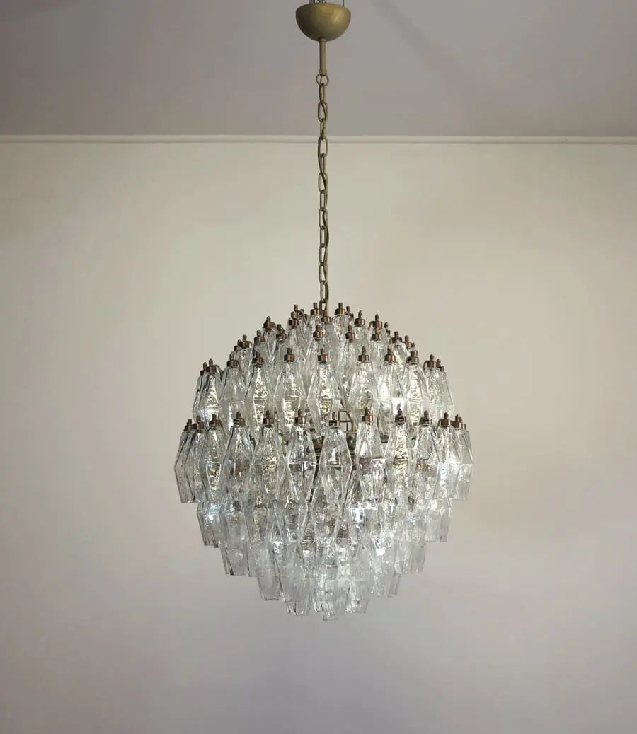 Murano Chandelier – 140 glasses – Transparent - Zonesus
