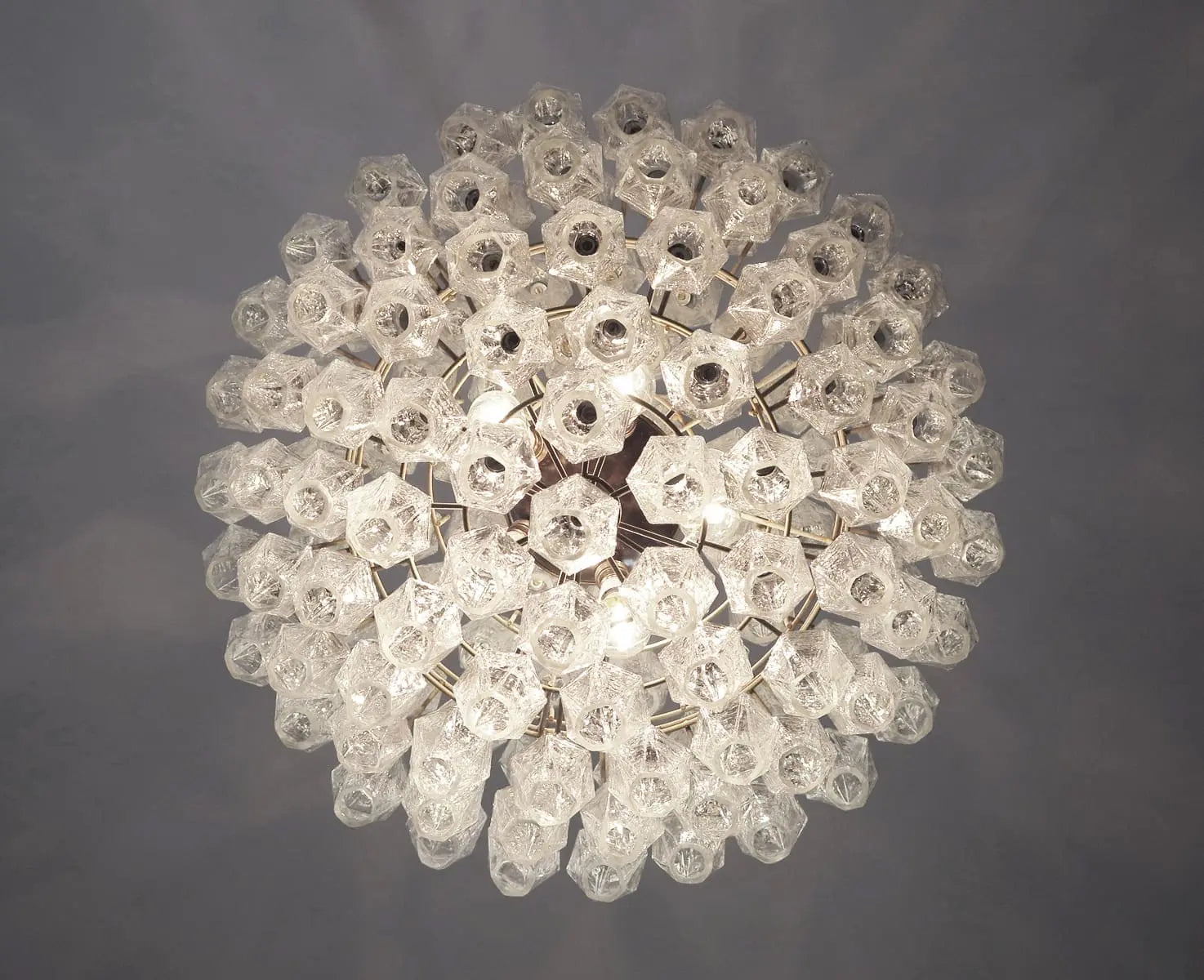 Murano Chandelier – 140 glasses – Transparent - Zonesus