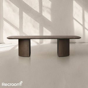 San Germani Stone Coffee Table with Dauphine Base - Zonesus