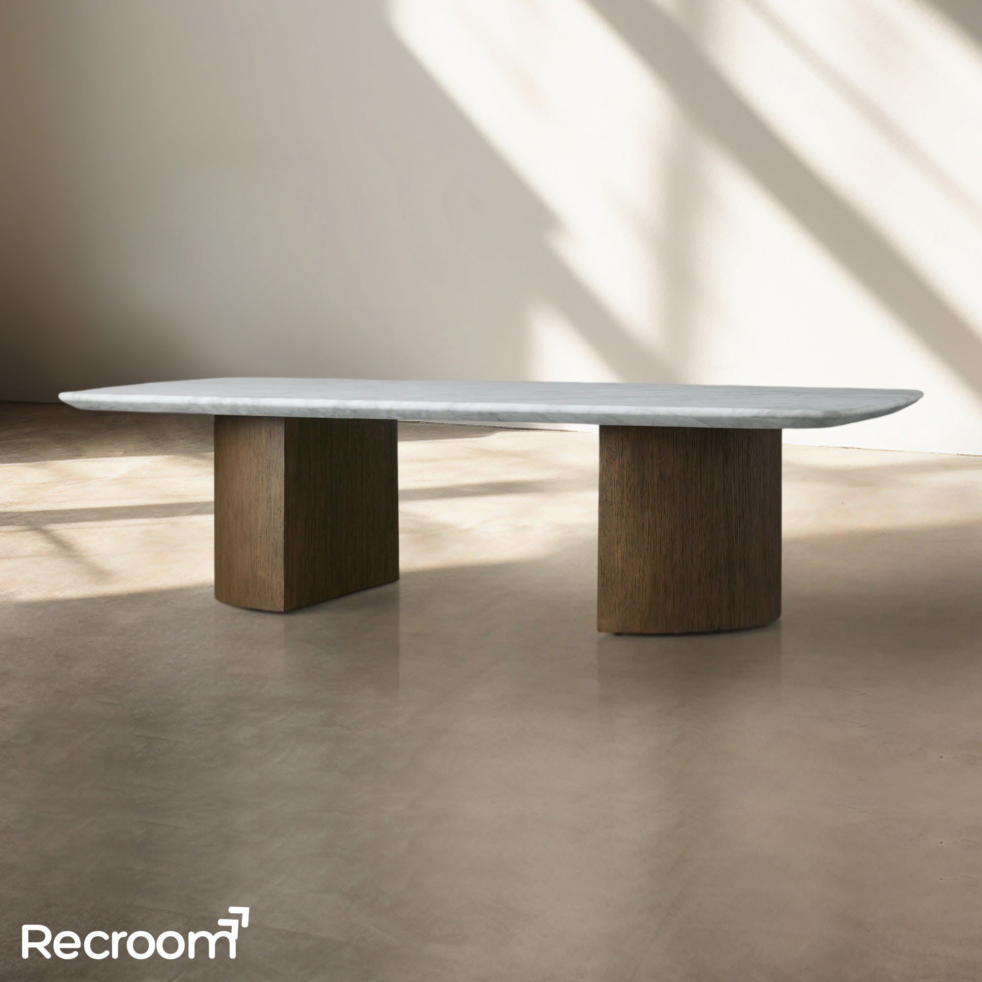 San Germani Stone Coffee Table with Dauphine Base - Zonesus