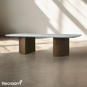 San Germani Stone Coffee Table with Dauphine Base - Zonesus