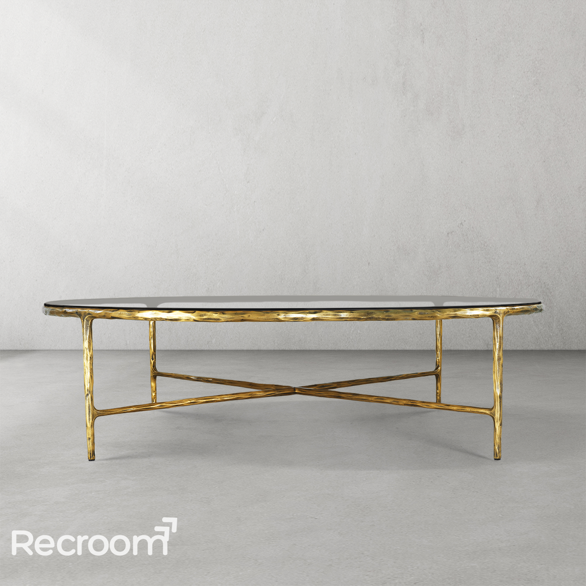 Thaddeo GLASS Round Coffee Table - Zonesus