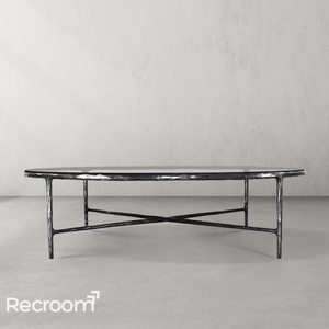 Thaddeo GLASS Round Coffee Table - Zonesus