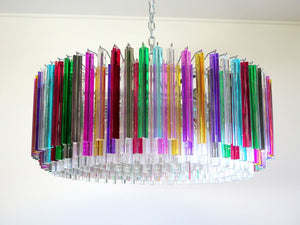 Murano Chandelier – Triedri Round – 391 prisms – Multi - Zonesus