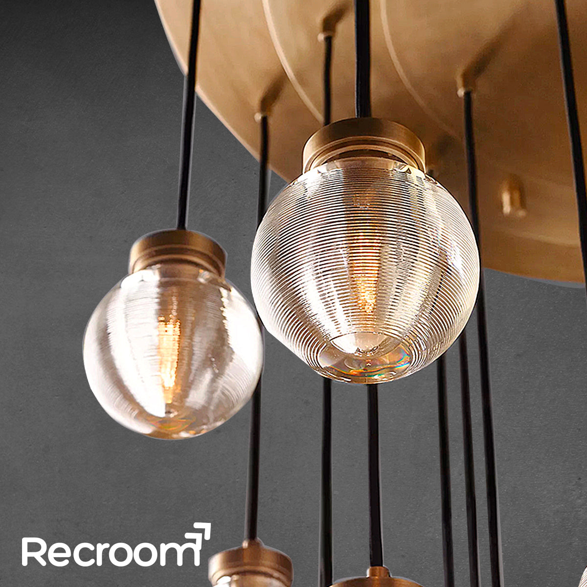 Pearli Round Chandelier 38" - Zonesus