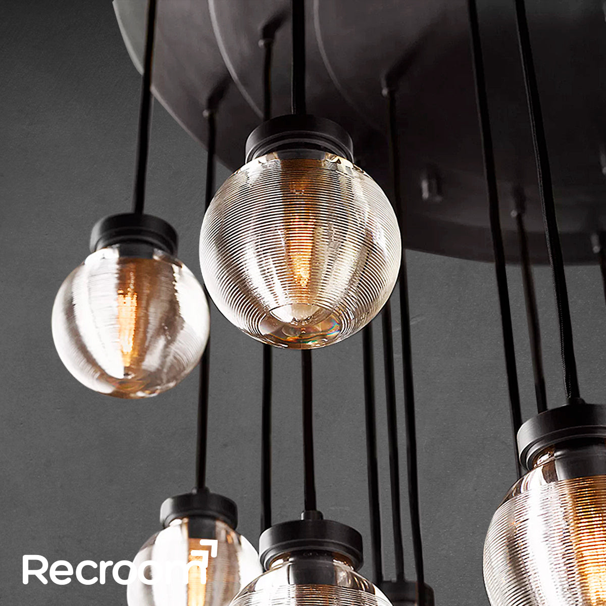 Pearli Round Chandelier 38" - Zonesus