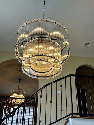 San Marcon Round Chandelier 22" 37" 48" 60" - Zonesus