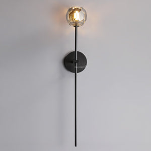 Boulew Crystal Glass Grand Sconce 6" - Zonesus
