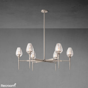 Tuilp Round Chandelier 42" - Zonesus