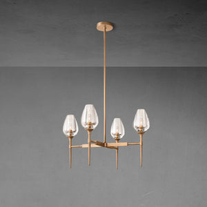 Tuilp Round Chandelier 27" - Zonesus