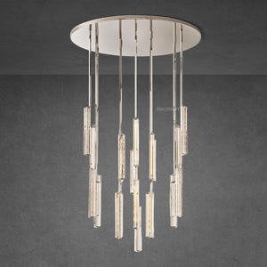 Auduben Crystal Round Chandelier 56" - Zonesus