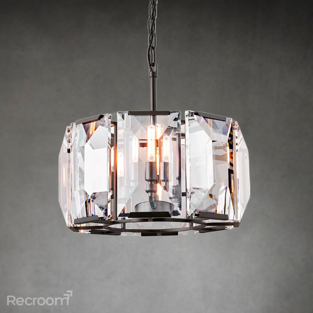 Harllow Multicurve Crystal Round Chandelier 19“ 31” 43“ 60” - Zonesus