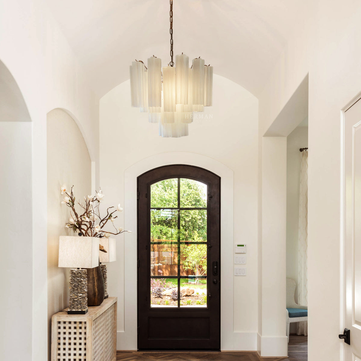 Murano Chandelier – 36 tubes – Matte white - Zonesus
