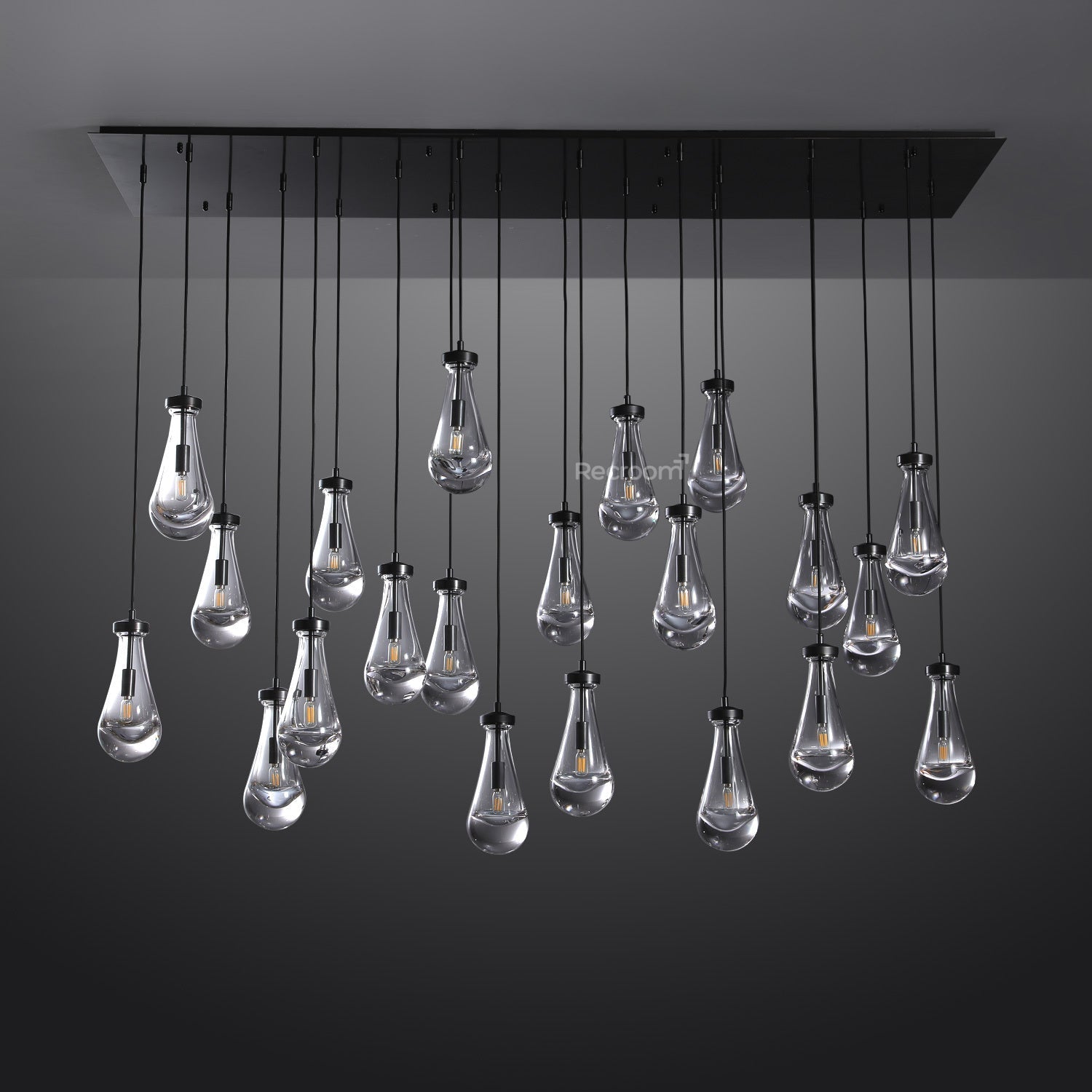 Raindrop Linear Chandelier 72" - Zonesus