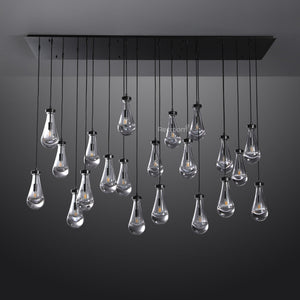Raindrop Linear Chandelier 72" - Zonesus