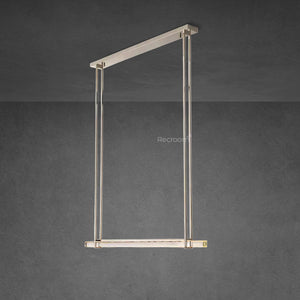 Auduben Crystal Single Bar Linear Chandelier 60" - Zonesus