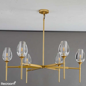 Tuilp Round Chandelier 42" - Zonesus