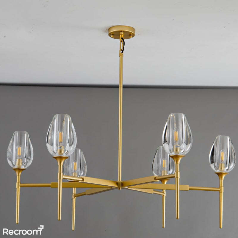Tuilp Round Chandelier 42" - Zonesus
