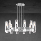 Manory Glass Round Chandelier 36" - Zonesus