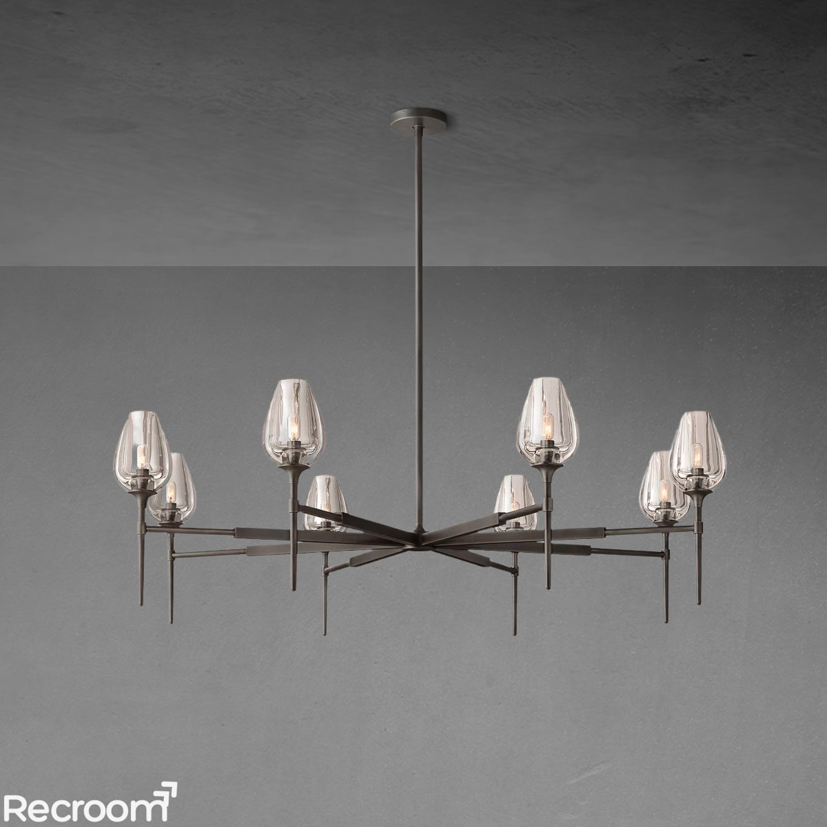 Tuilp Round Chandelier 54" - Zonesus