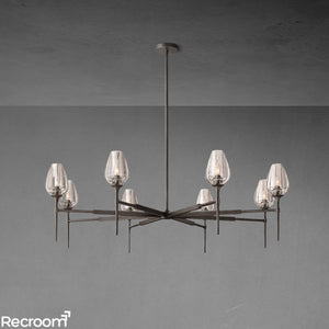 Tuilp Round Chandelier 54" - Zonesus