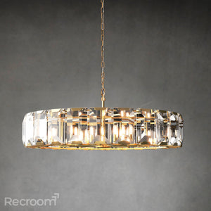 Harllow Multicurve Crystal Round Chandelier 19“ 31” 43“ 60” - Zonesus