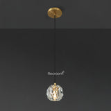 Boulew Crystal Glass Cord Pendant 5" - Zonesus