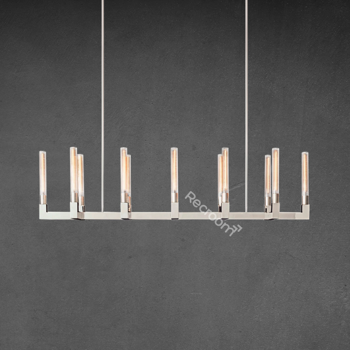 Cannel Linear Chandelier 67" - Zonesus