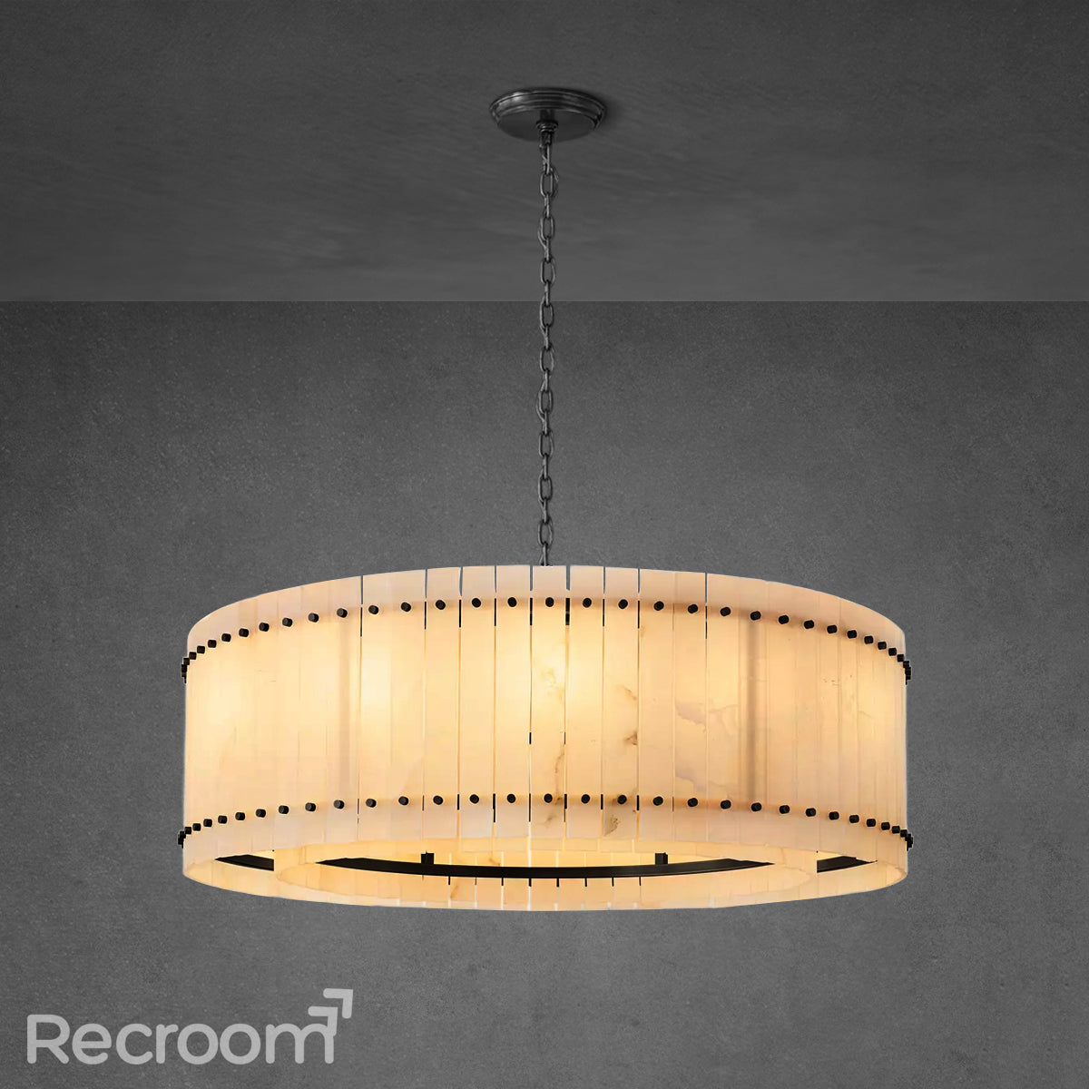San Marconer Alabaster Round Chandelier 48‘’ - Zonesus
