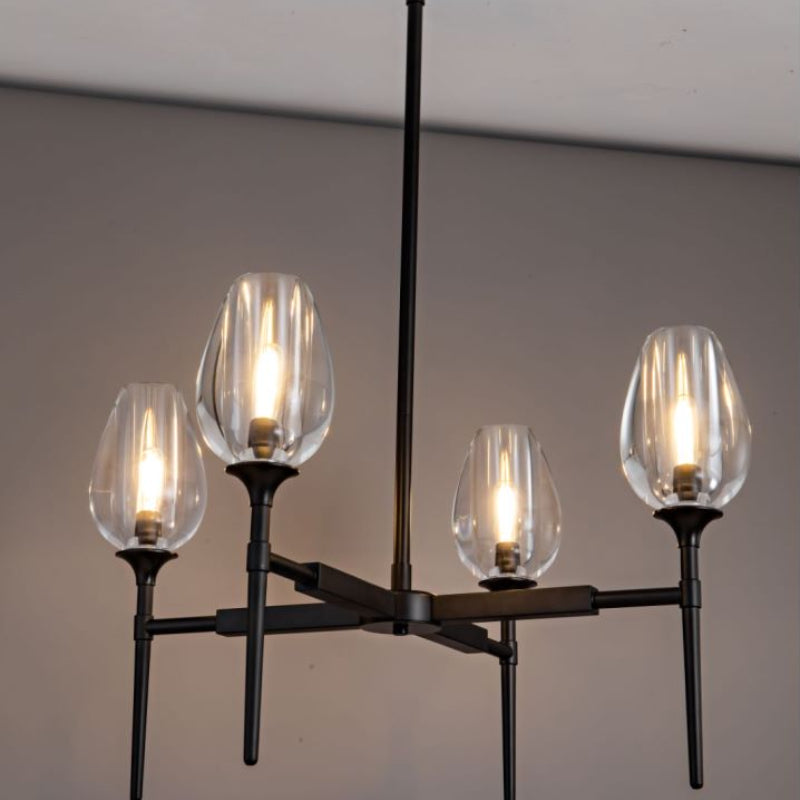 Tuilp Round Chandelier 27" - Zonesus