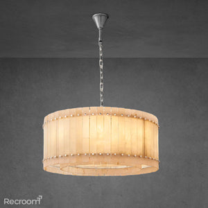 San Marconer Alabaster Round Chandelier 37‘’ - Zonesus