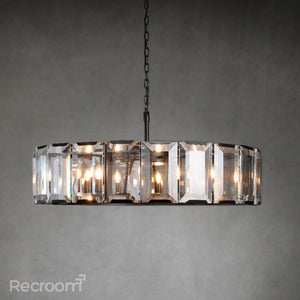 Harllow Multicurve Crystal Round Chandelier 19“ 31” 43“ 60” - Zonesus