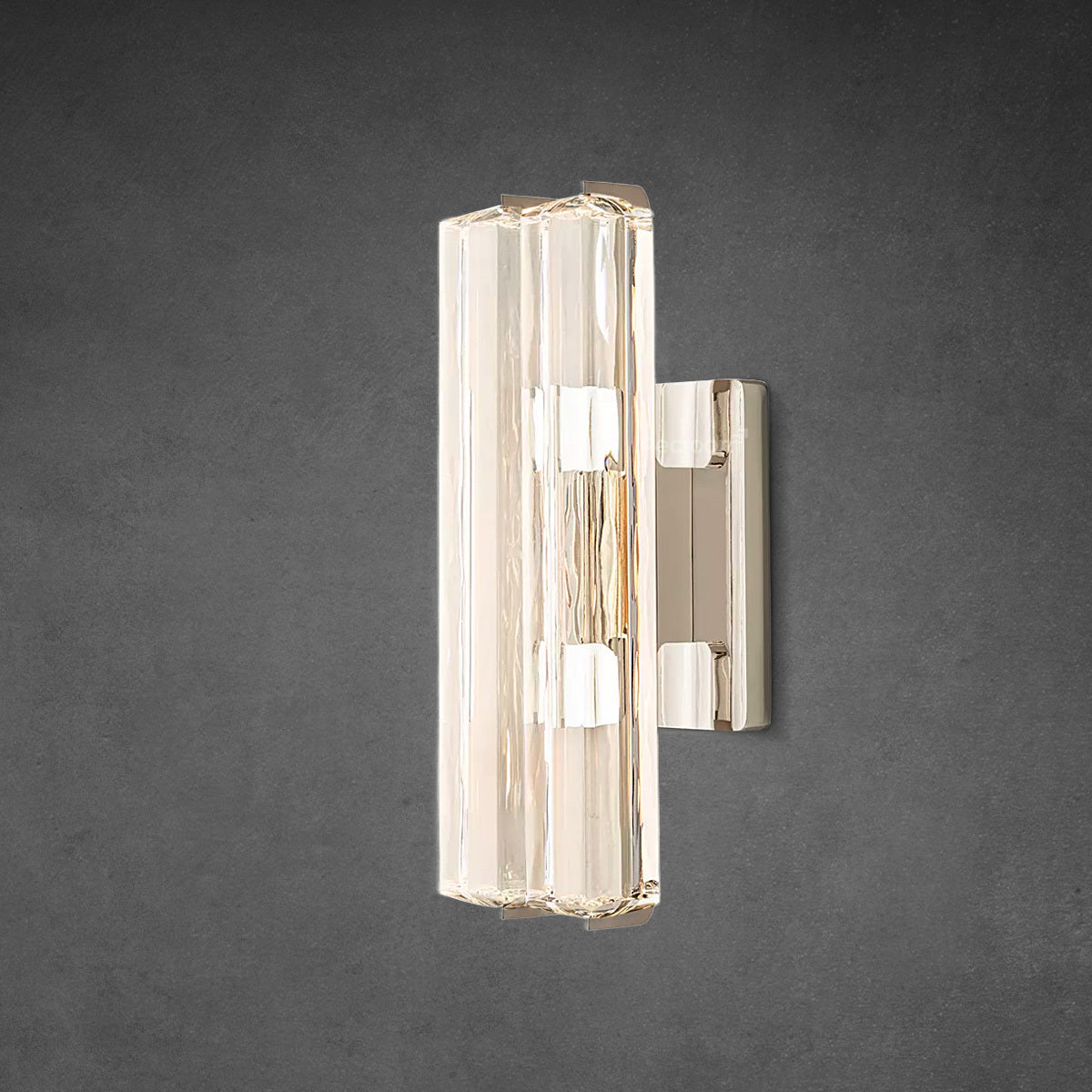 Auduben Crystal Double Sconce 15" 19" 25" - Zonesus