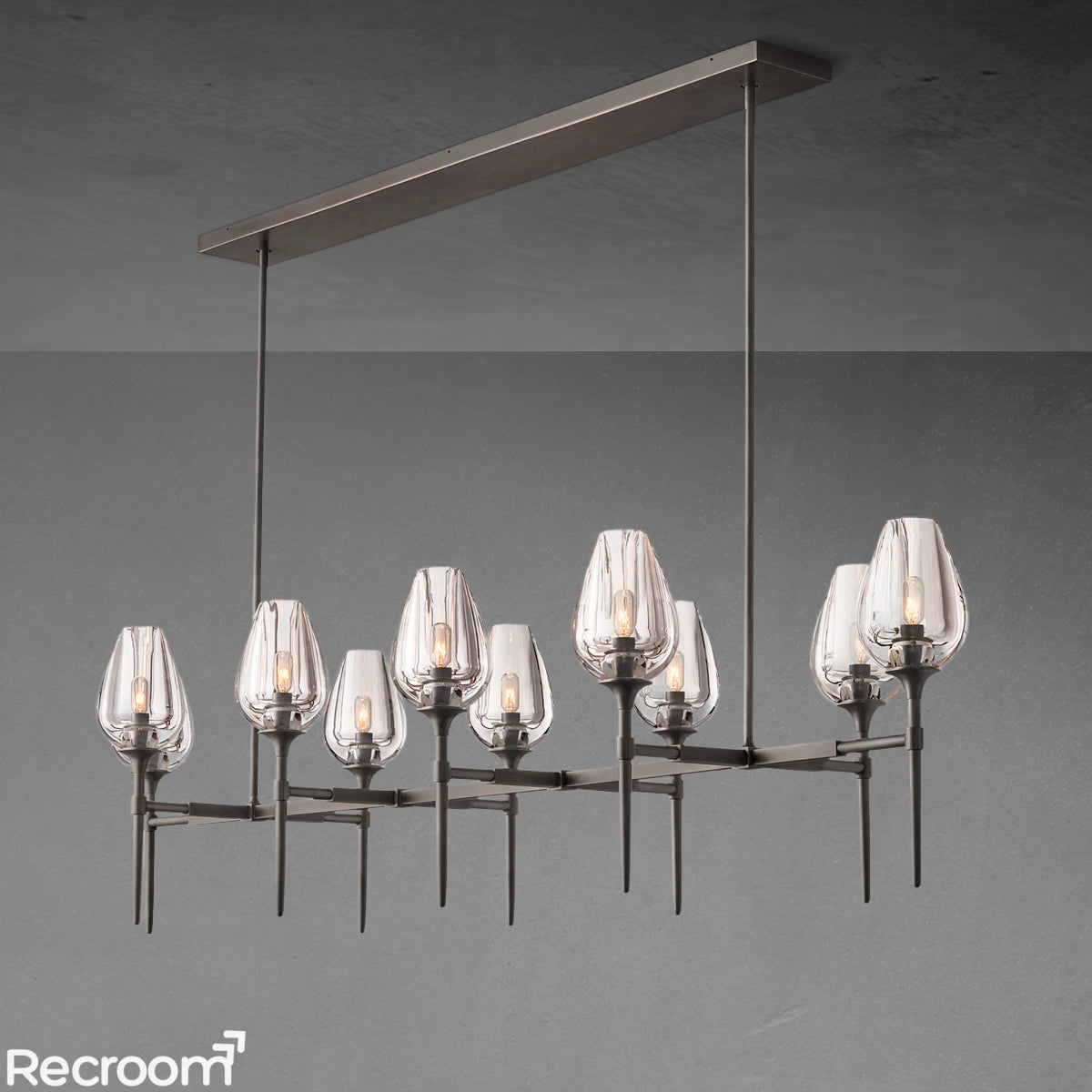 Tuilp Linear Chandelier 65" - Zonesus